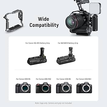 Amazon.com : NEEWER Camera Cage for EOS R5 R5 C R6 R6 II